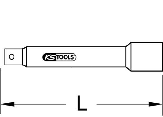 KS TOOLS Pagarinātājs, Muciņatslēga 911.3404